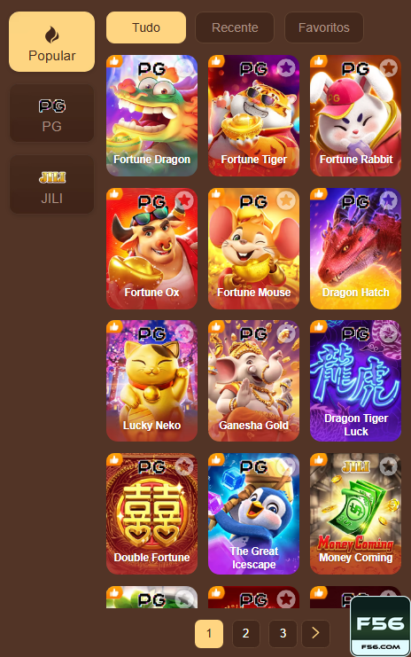 Descubra Entretenimento e Prêmios no f56.com